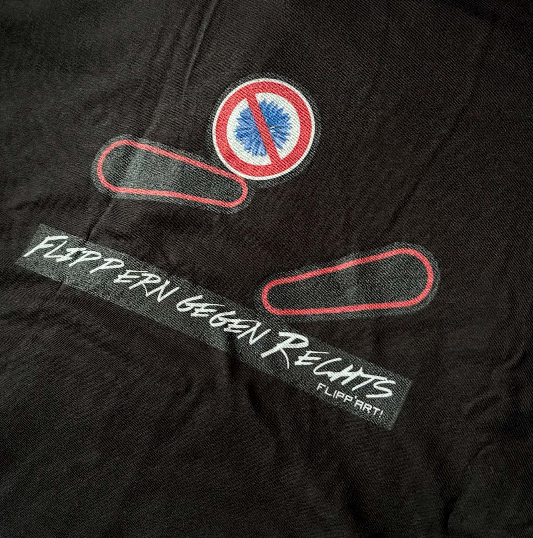 FlippartFGR_sml_shirt Tshirt Flippern gegen Rechts